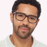 CUZONE200 Black AcetateEyeglass Frames for Men for Glasses Direct
