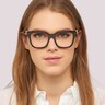 GG0958O Black AcetateEyeglass Frames for Women for Glasses Direct