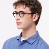 Kilburn Black AcetateEyeglass Frames for Men for Glasses Direct