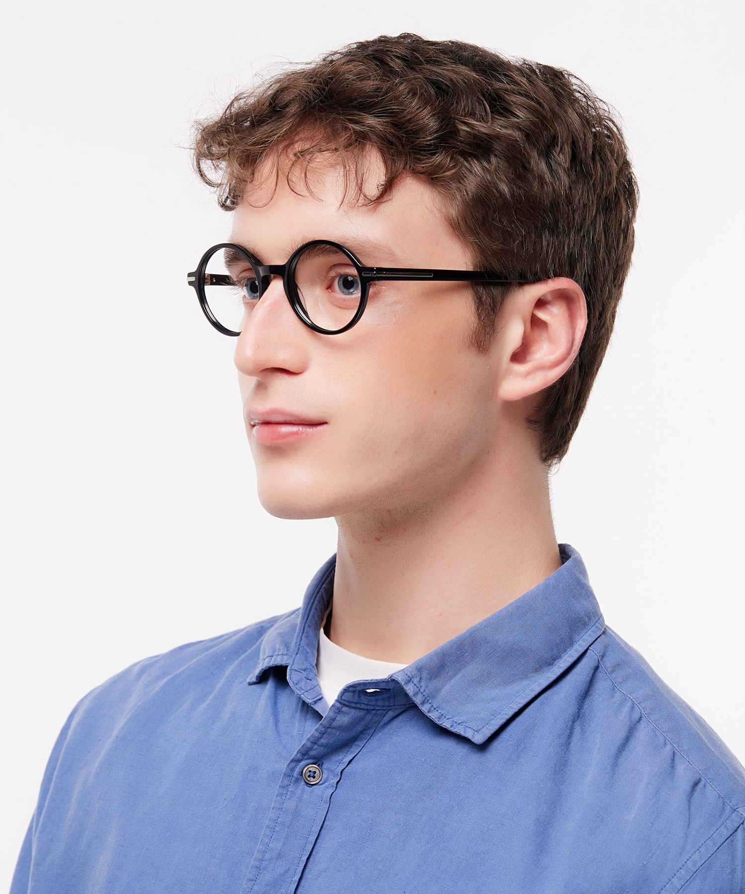 Kilburn Black AcetateEyeglass Frames for Men for Glasses Direct