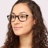 Skylar Black AcetateEyeglass Frames for Women for Glasses Direct