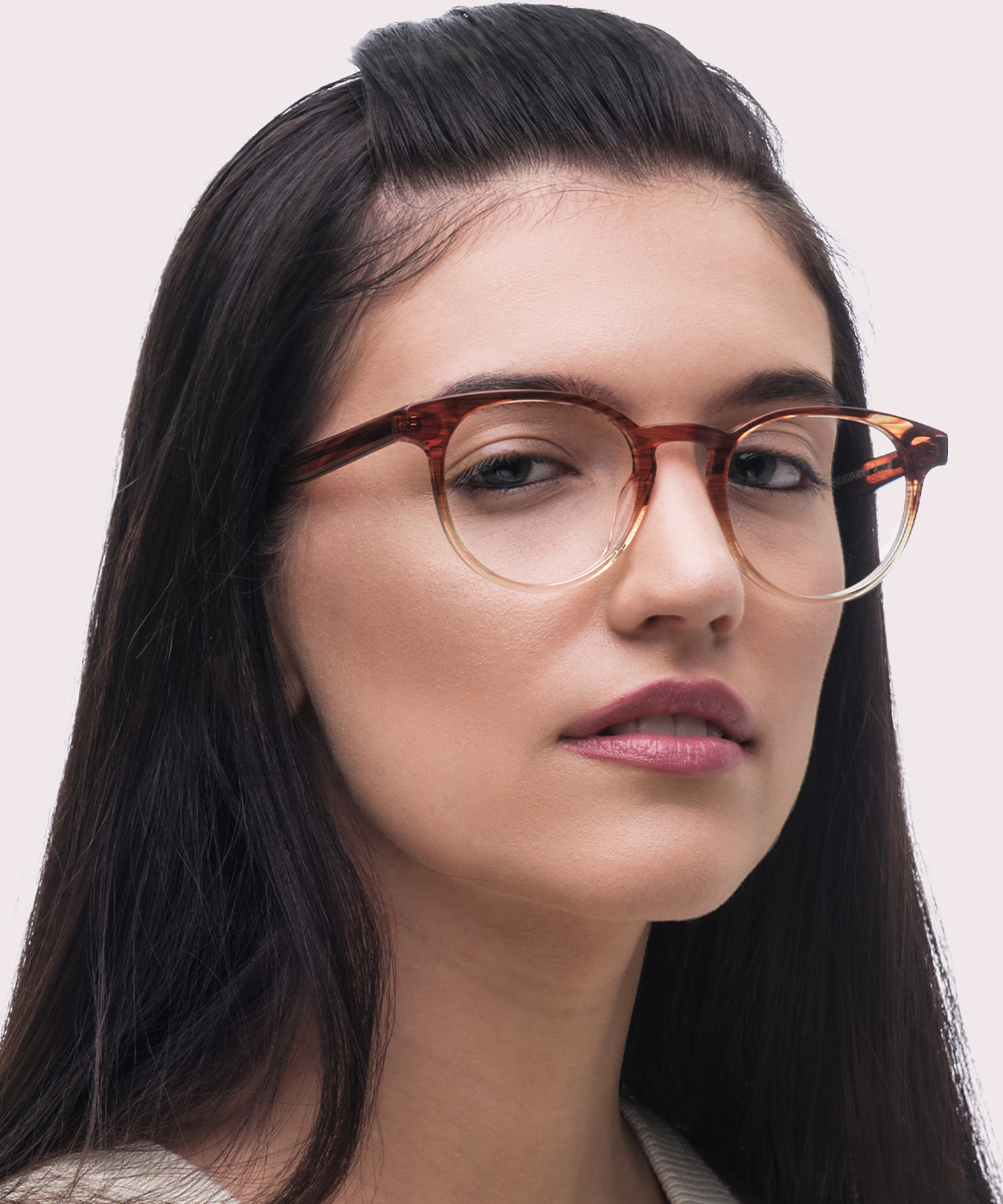 ZEROSEVEN Honey AcetateEyeglass Frames for Women for Glasses Direct