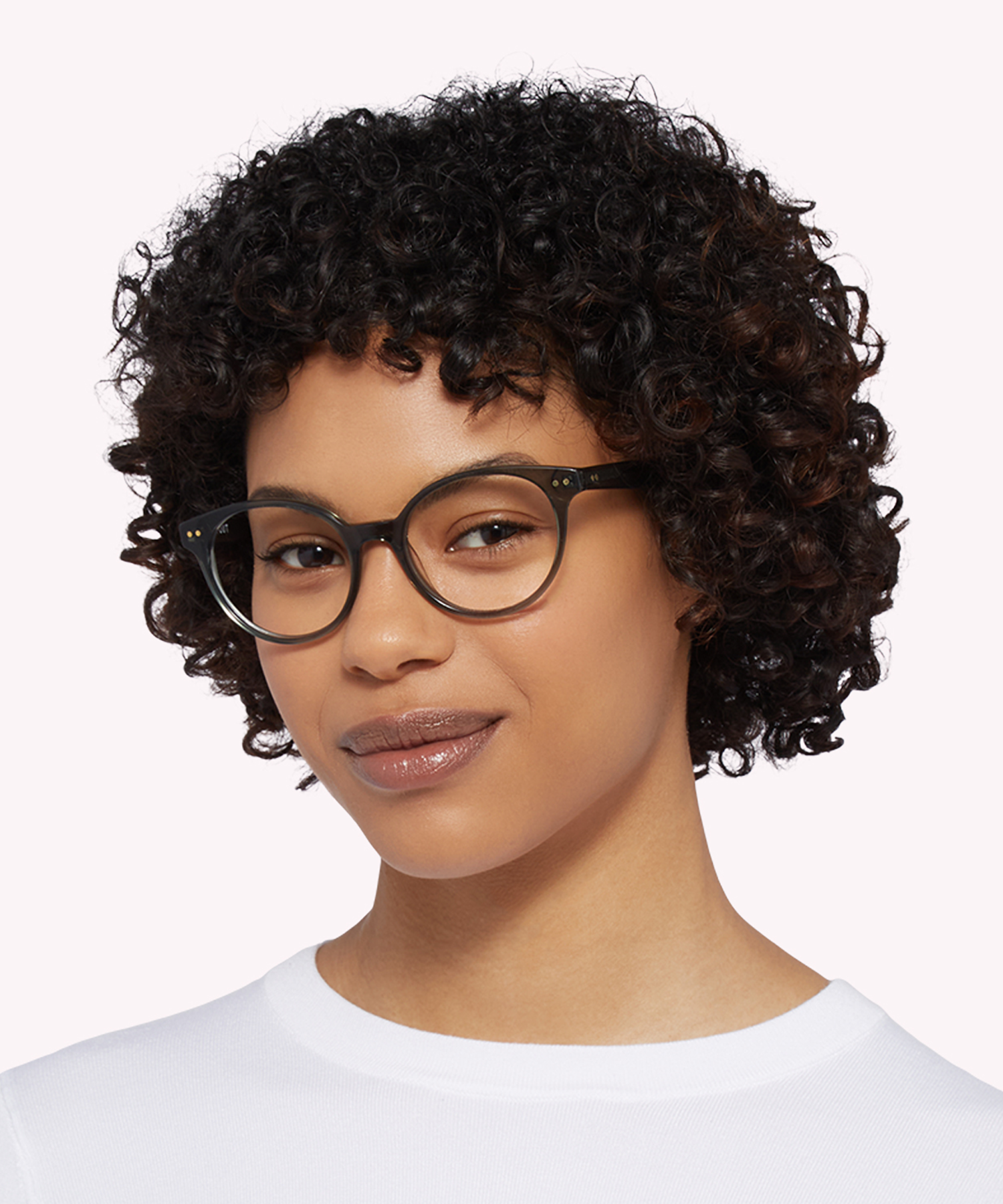 Gracie Crystal Grey & Green AcetateEyeglass Frames for Women for Glasses Direct