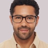 Chester BN Black MetalEyeglass Frames for Men for Glasses Direct
