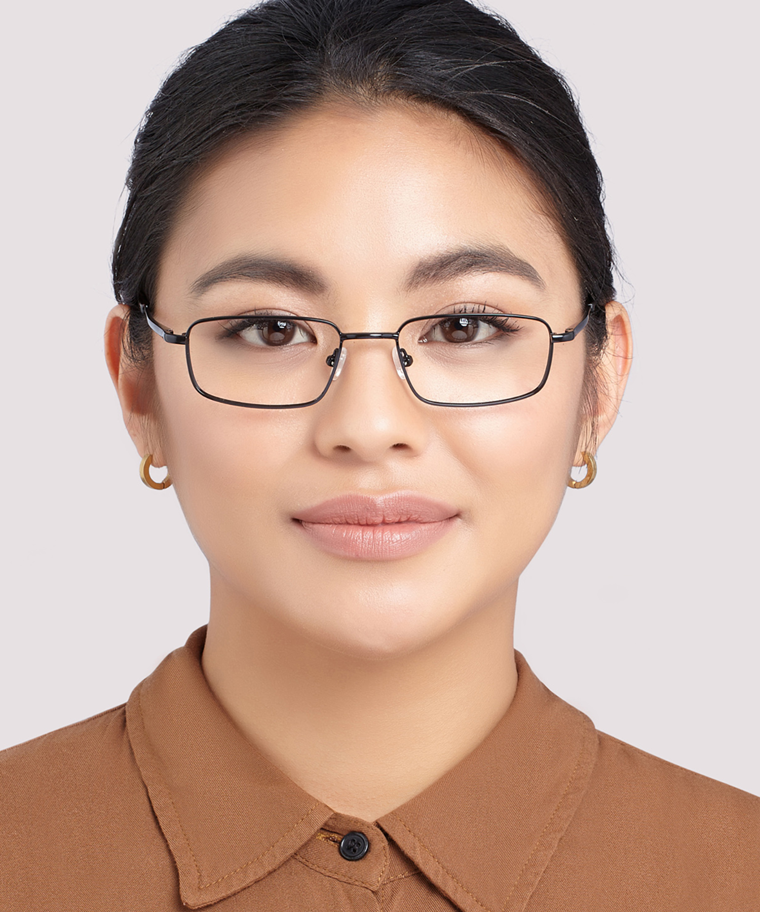 Ellis Black MetalEyeglass Frames for Women for Glasses Direct