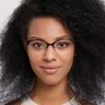 Scarlett Matte Black MetalEyeglass Frames for Women for Glasses Direct
