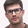 Hammersmith Blue Horn AcetateEyeglass Frames for Men for Glasses Direct