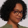 Dawn Shiny Purple PlasticEyeglass Frames for Women for Glasses Direct