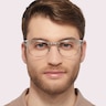 RB5154 White Transparent AcetateEyeglass Frames for Men for Glasses Direct