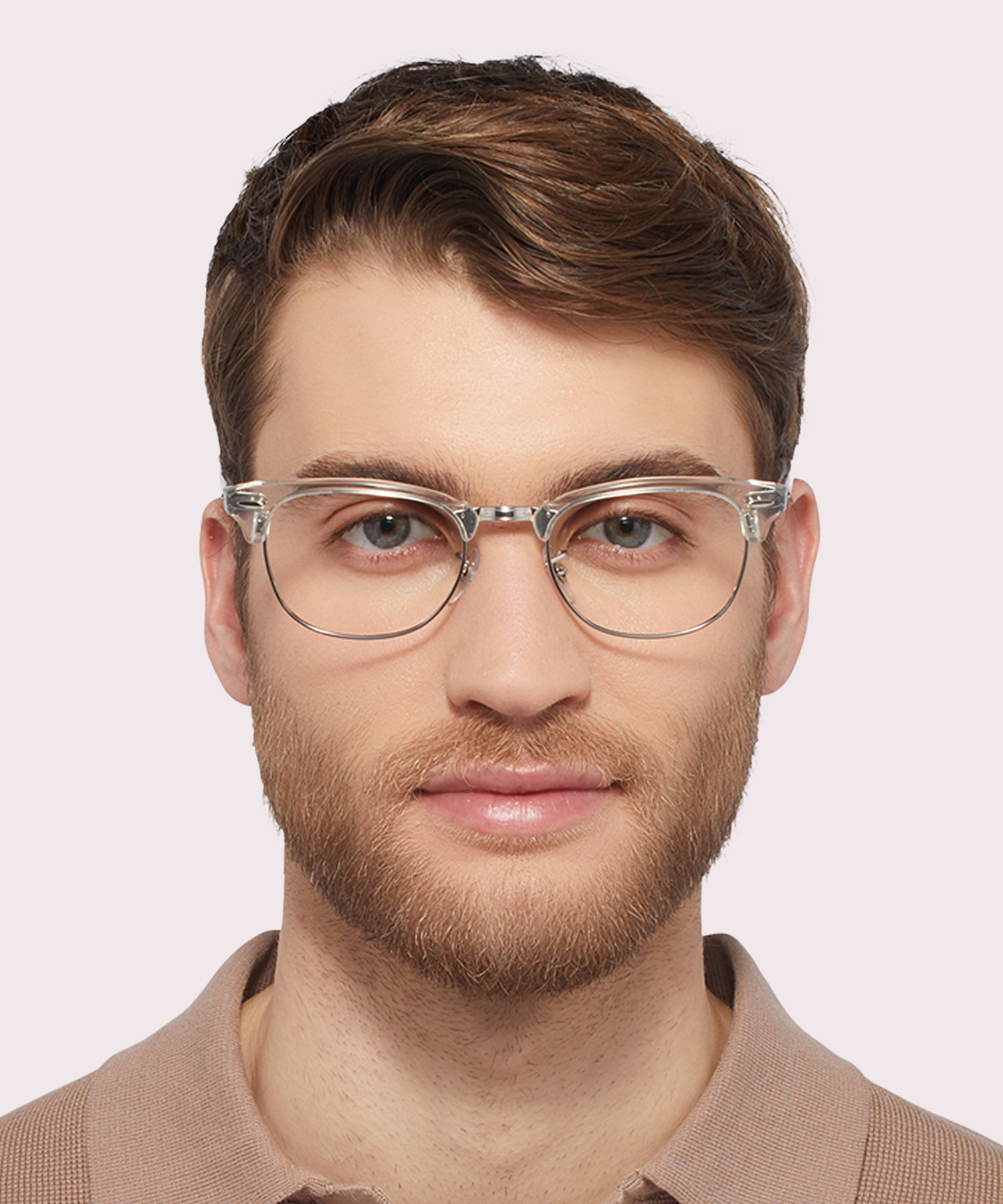 RB5154 White Transparent AcetateEyeglass Frames for Men for Glasses Direct