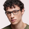 EA3038 Rubber Black PlasticEyeglass Frames for Men for Glasses Direct