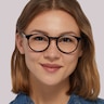 Deon Black PlasticEyeglass Frames for Women for Glasses Direct