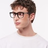 Kenton Black AcetateEyeglass Frames for Men for Glasses Direct