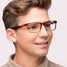 TB8231 Brown AcetateEyeglass Frames for Men for Glasses Direct