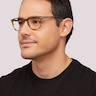 Eastcote Khaki Horn AcetateEyeglass Frames for Men for Glasses Direct