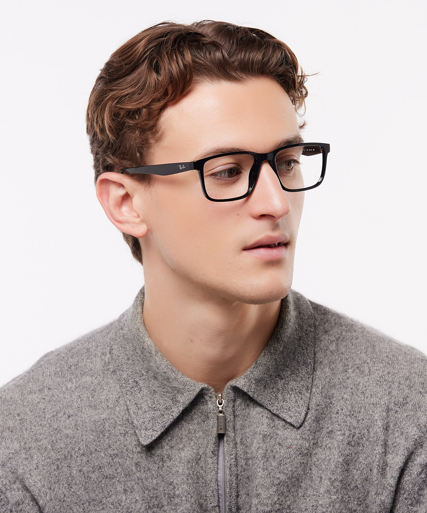RB7241D Black PlasticEyeglass Frames for Men for Glasses Direct