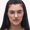 RB3717V Gunmetal MetalEyeglass Frames for Women for Glasses Direct