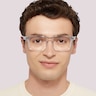 Holbrook™ Polished Clear PlasticEyeglass Frames for Men for Glasses Direct