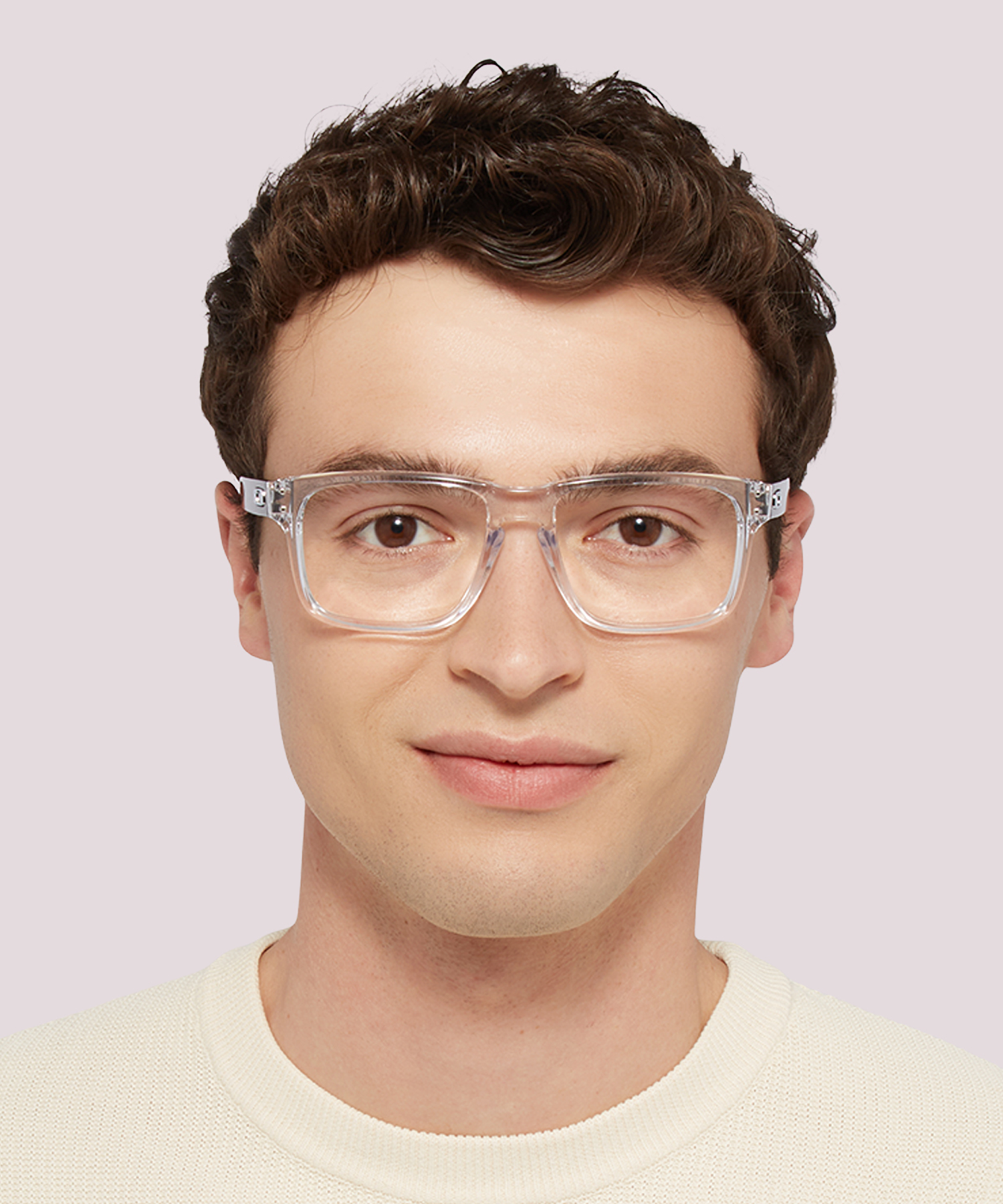Holbrook™ Polished Clear PlasticEyeglass Frames for Men for Glasses Direct