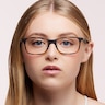 RB7047 Havana PlasticEyeglass Frames for Women for Glasses Direct