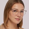 Darcie Clear AcetateEyeglass Frames for Women for Glasses Direct