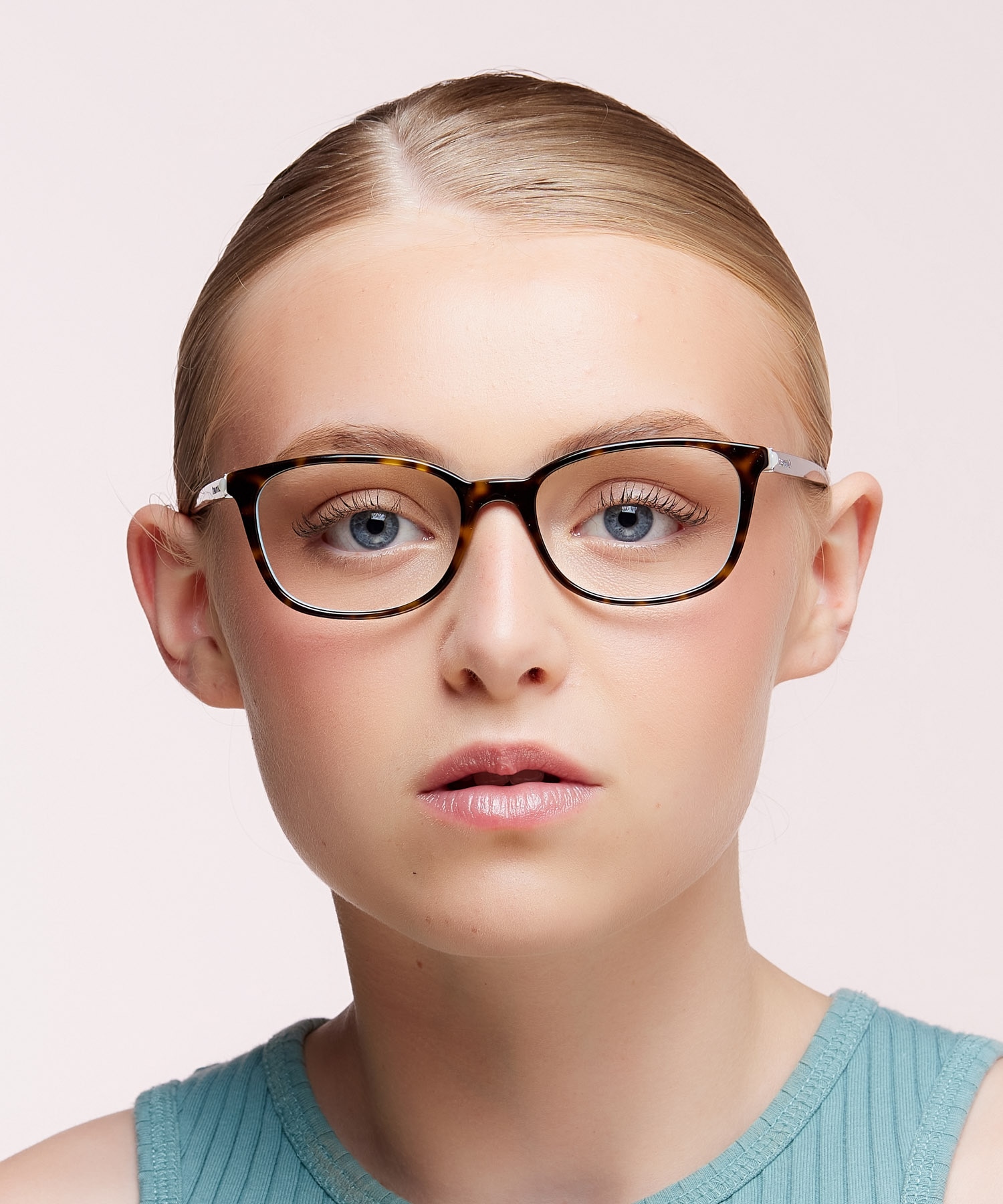 tiffany havana blue eyeglasses