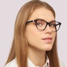 Atalina Black PlasticEyeglass Frames for Women for Glasses Direct
