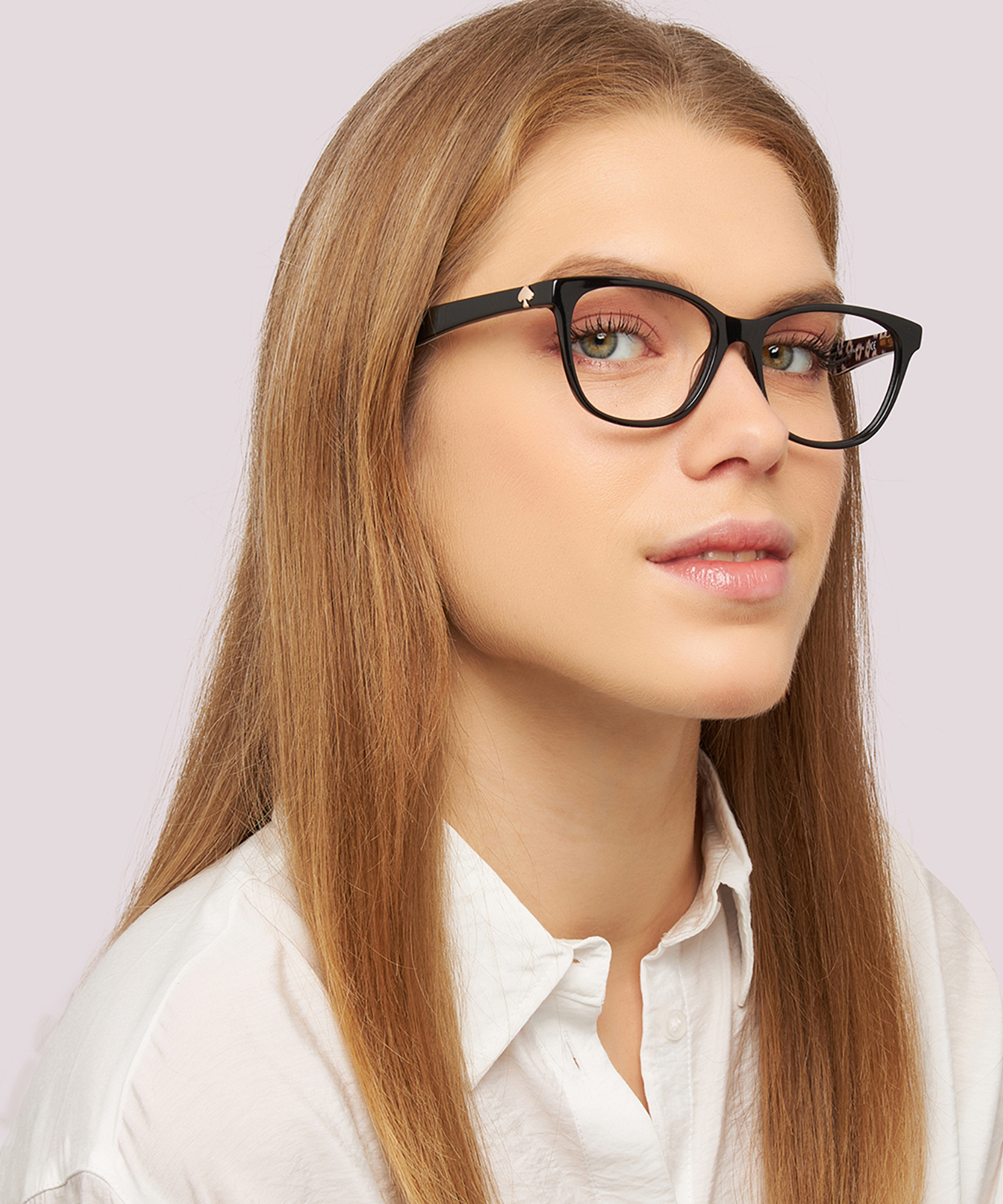 Atalina Black PlasticEyeglass Frames for Women for Glasses Direct