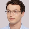 Gordan Matte Black MetalEyeglass Frames for Men for Glasses Direct