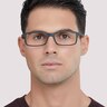RB7017 Black PlasticEyeglass Frames for Men for Glasses Direct