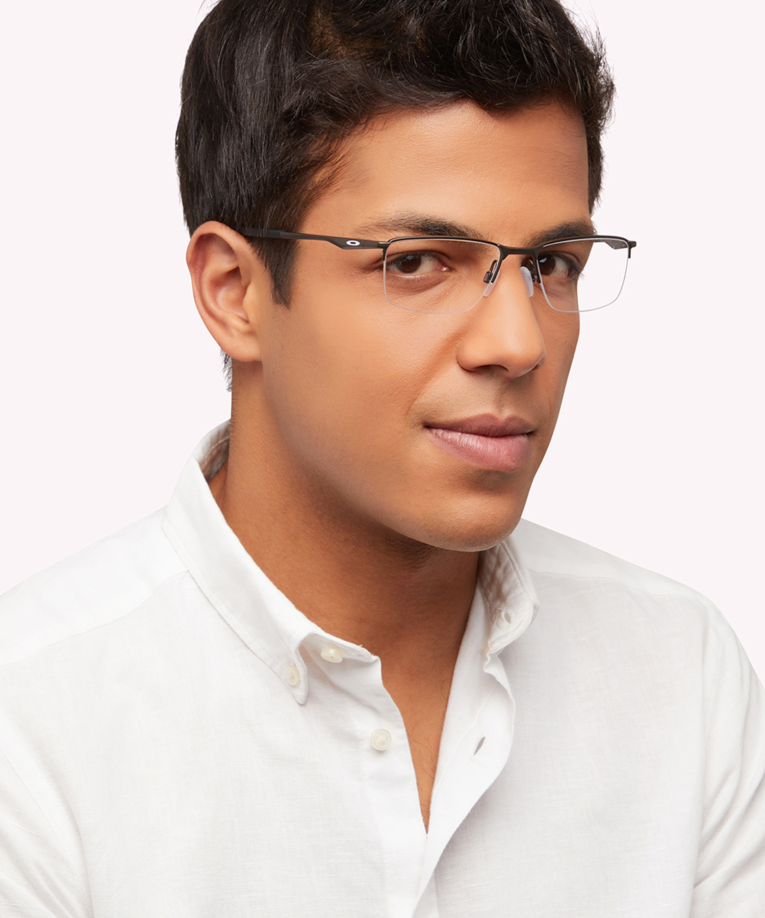 Socket 5.5 Satin Lead MetalEyeglass Frames for Men for Glasses Direct
