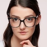 Jasmine Black AcetateEyeglass Frames for Women for Glasses Direct