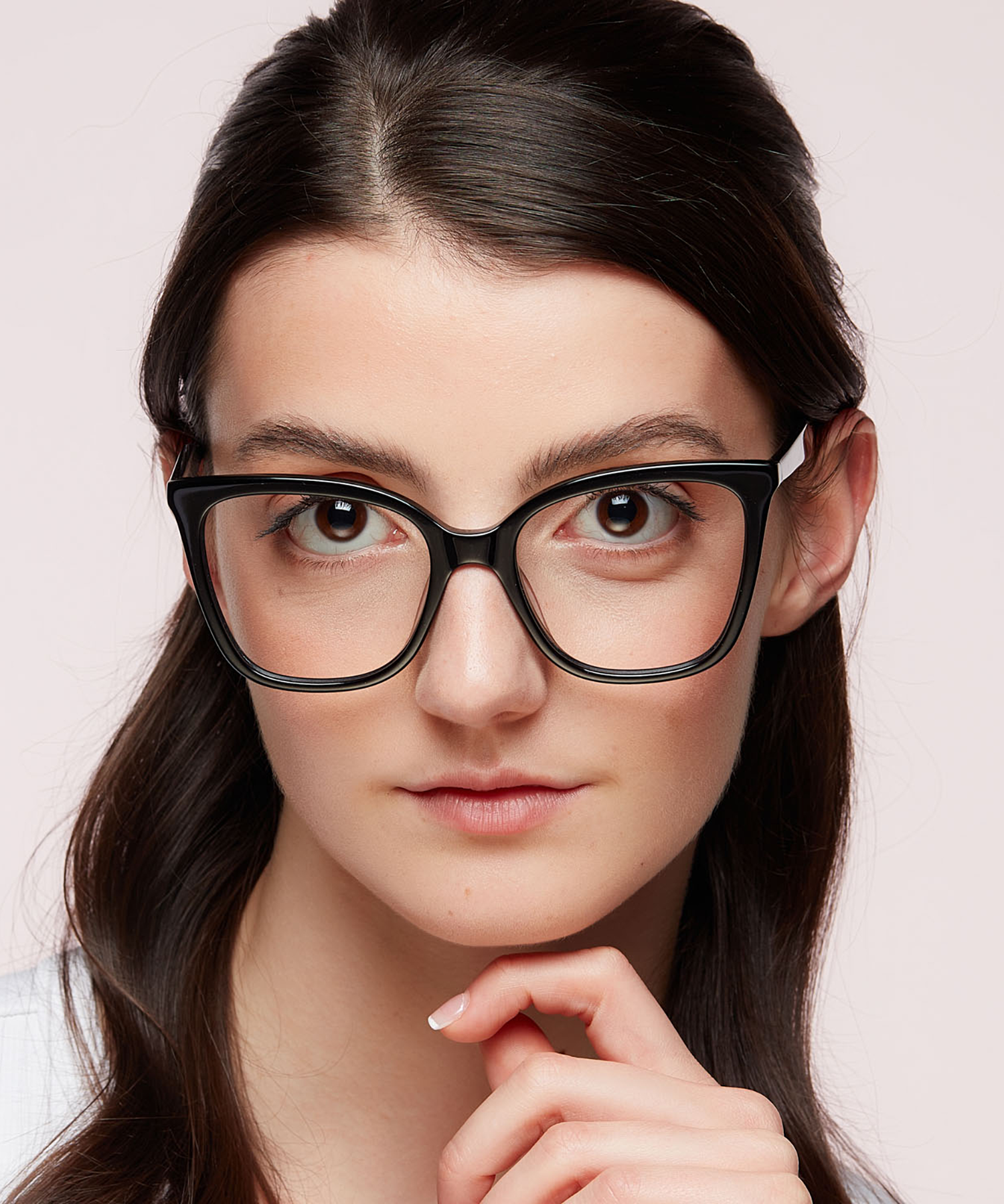 Jasmine Black AcetateEyeglass Frames for Women for Glasses Direct