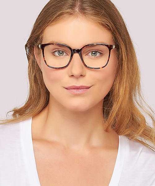 Maci Tortoise PlasticEyeglass Frames for Women for Glasses Direct