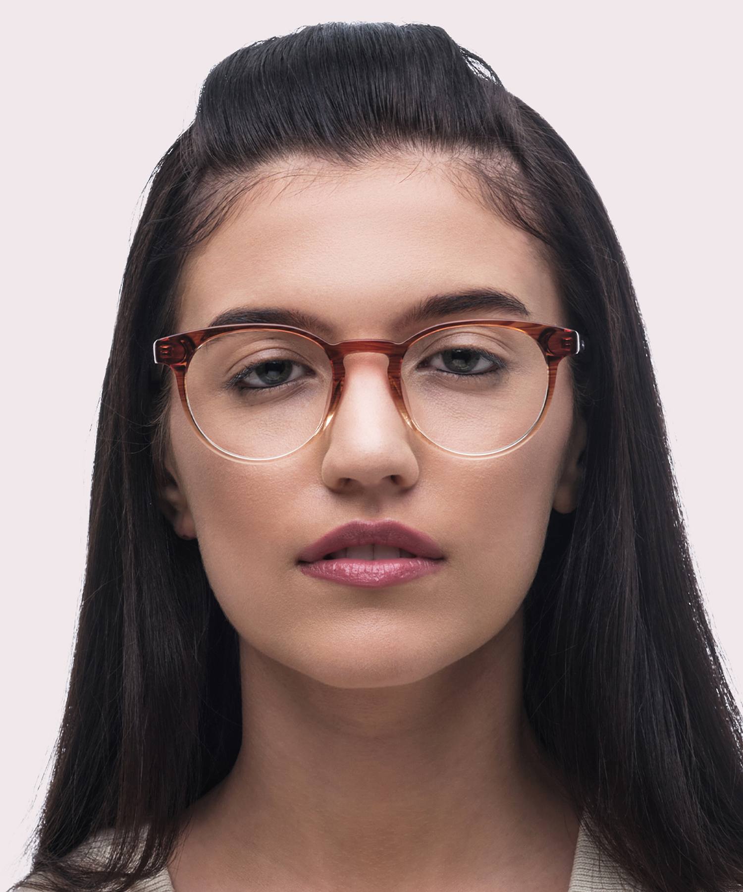 ZEROSEVEN Honey AcetateEyeglass Frames for Women for Glasses Direct