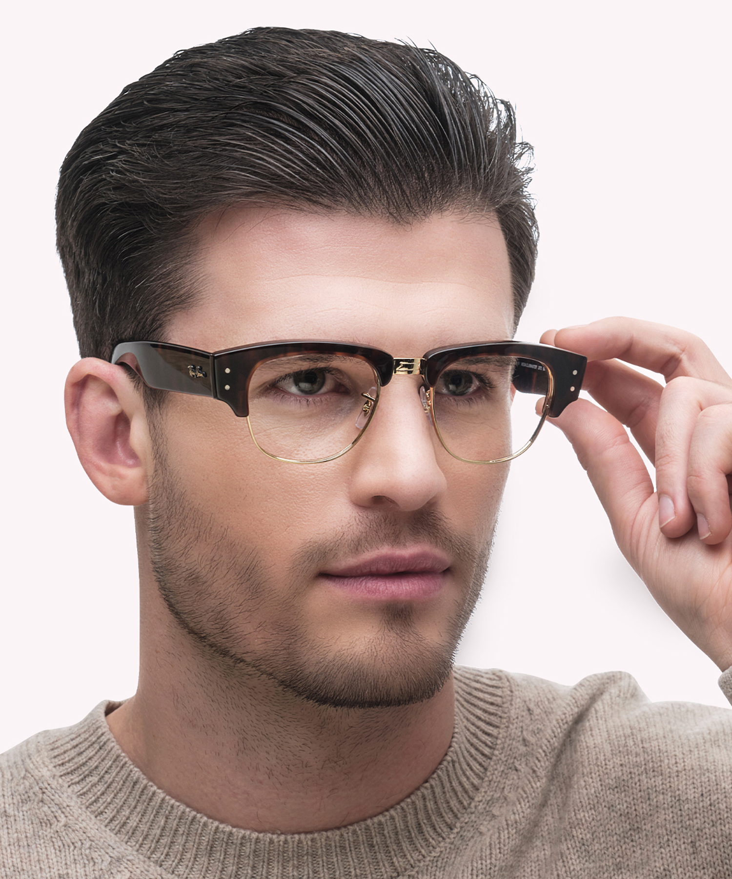 RB0316V Tortoise On Gold PlasticEyeglass Frames for Men for Glasses Direct