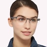 RB6335 Gunmetal MetalEyeglass Frames for Women for Glasses Direct