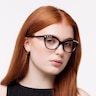 Khloe Black AcetateEyeglass Frames for Women for Glasses Direct