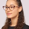 Novalee Tortoise Pink PlasticEyeglass Frames for Women for Glasses Direct