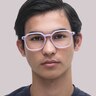 PLD D482 Purple Light PlasticSunglass Frames for Men for Glasses Direct