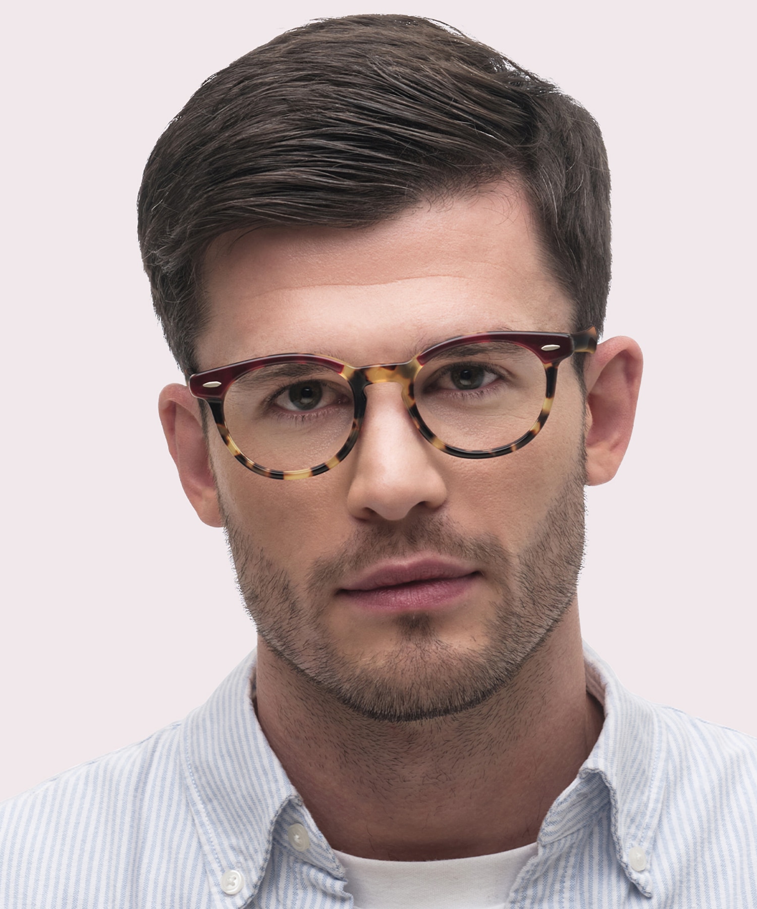RB5598 Bordeaux On Yellow Havana AcetateEyeglass Frames for Men for Glasses Direct