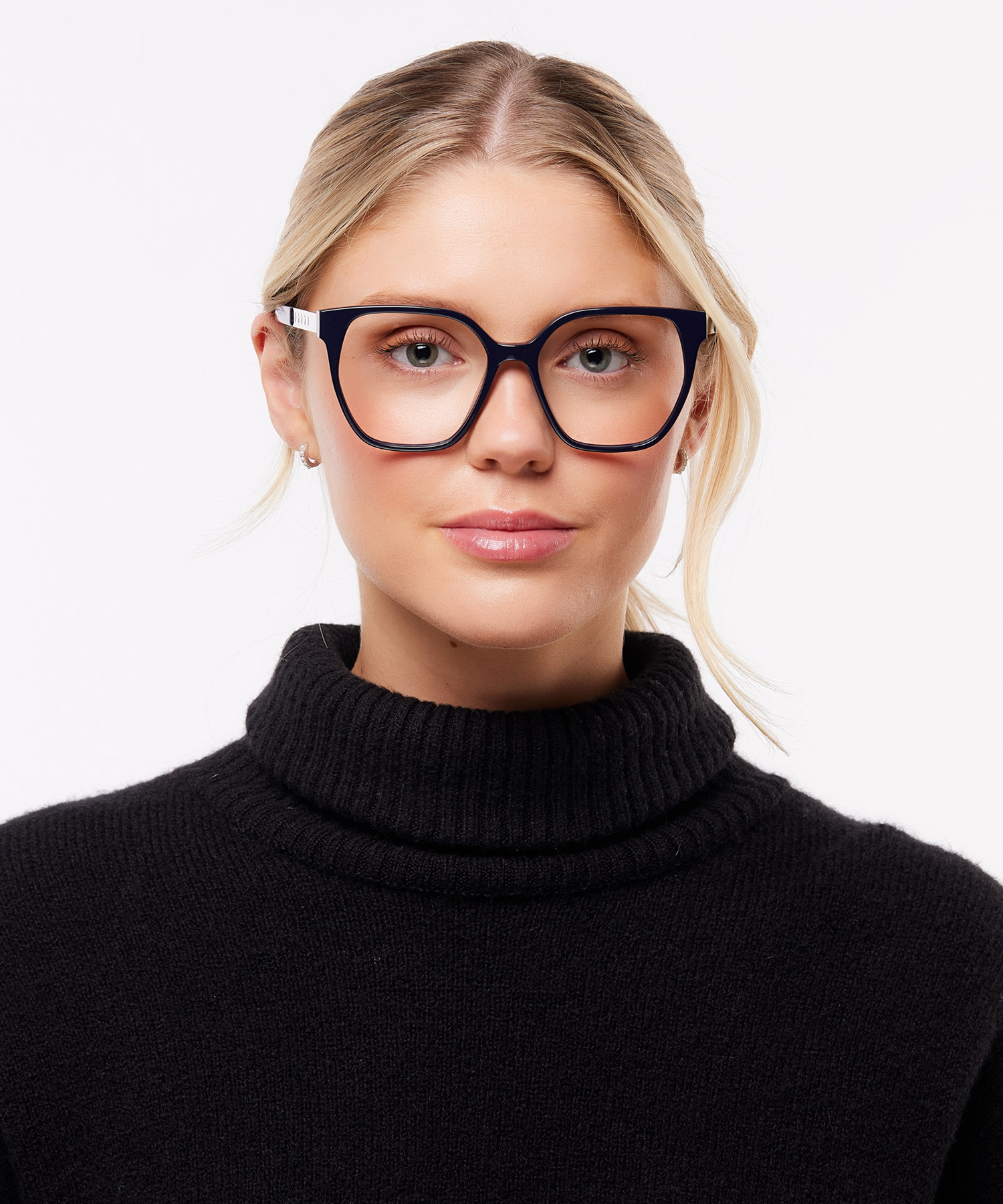 Kim Navy Blue AcetateEyeglass Frames for Women for Glasses Direct