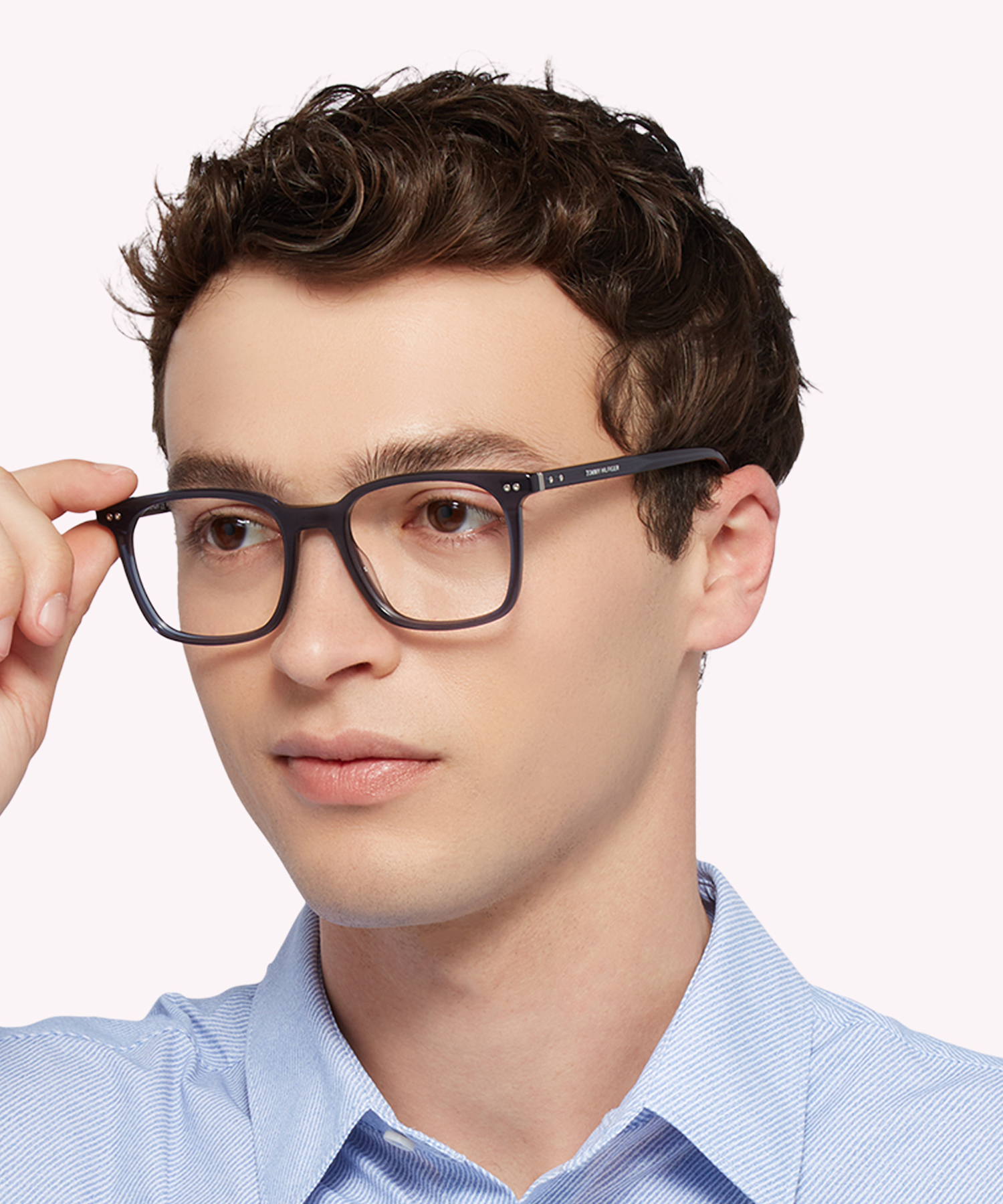 TH 1942 Blue AcetateEyeglass Frames for Men for Glasses Direct