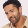 Everly Shiny Gold MetalEyeglass Frames for Men for Glasses Direct