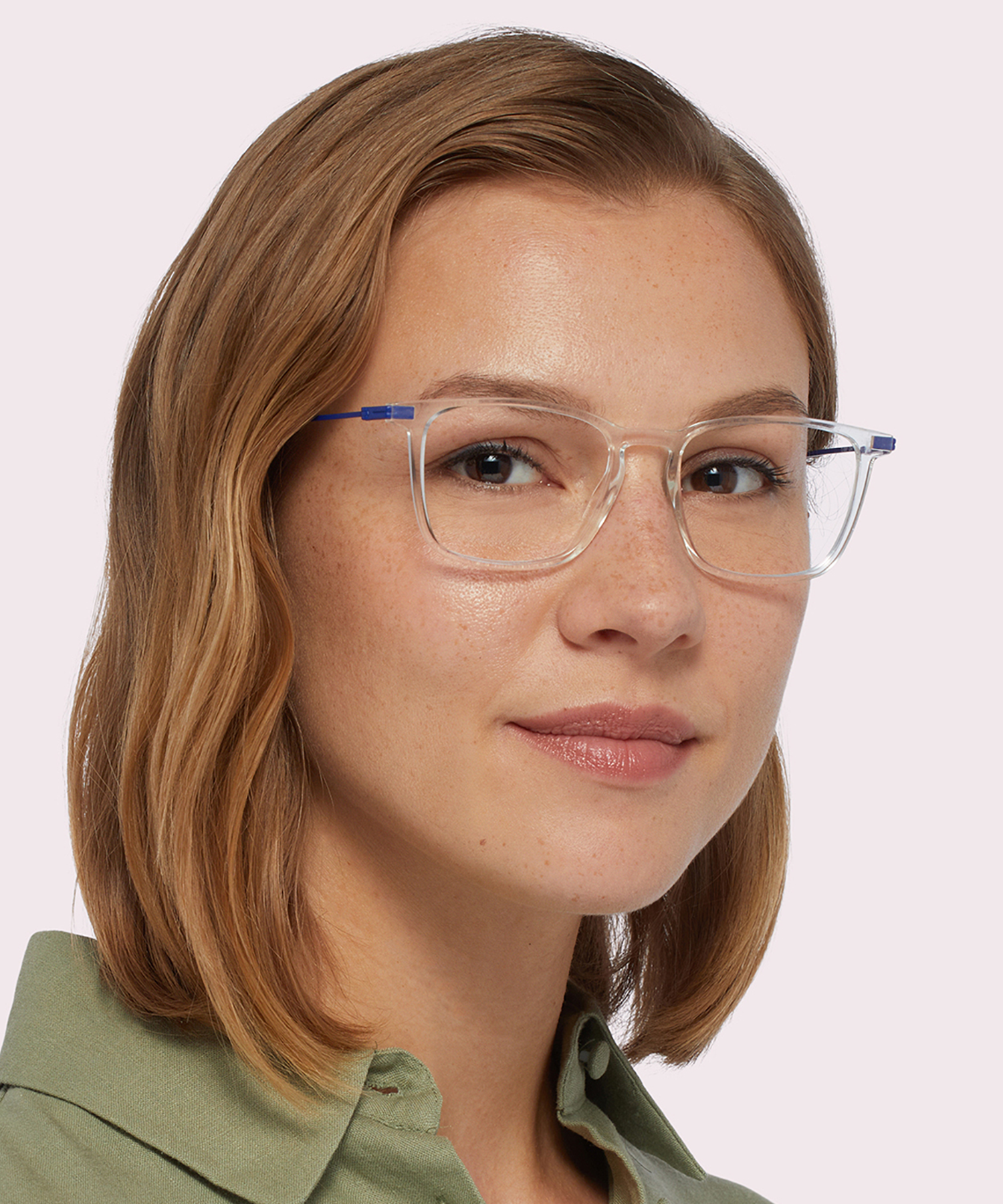 TJ 0061 Clear PlasticEyeglass Frames for Women for Glasses Direct