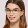Renne Brown Light AcetateEyeglass Frames for Women for Glasses Direct