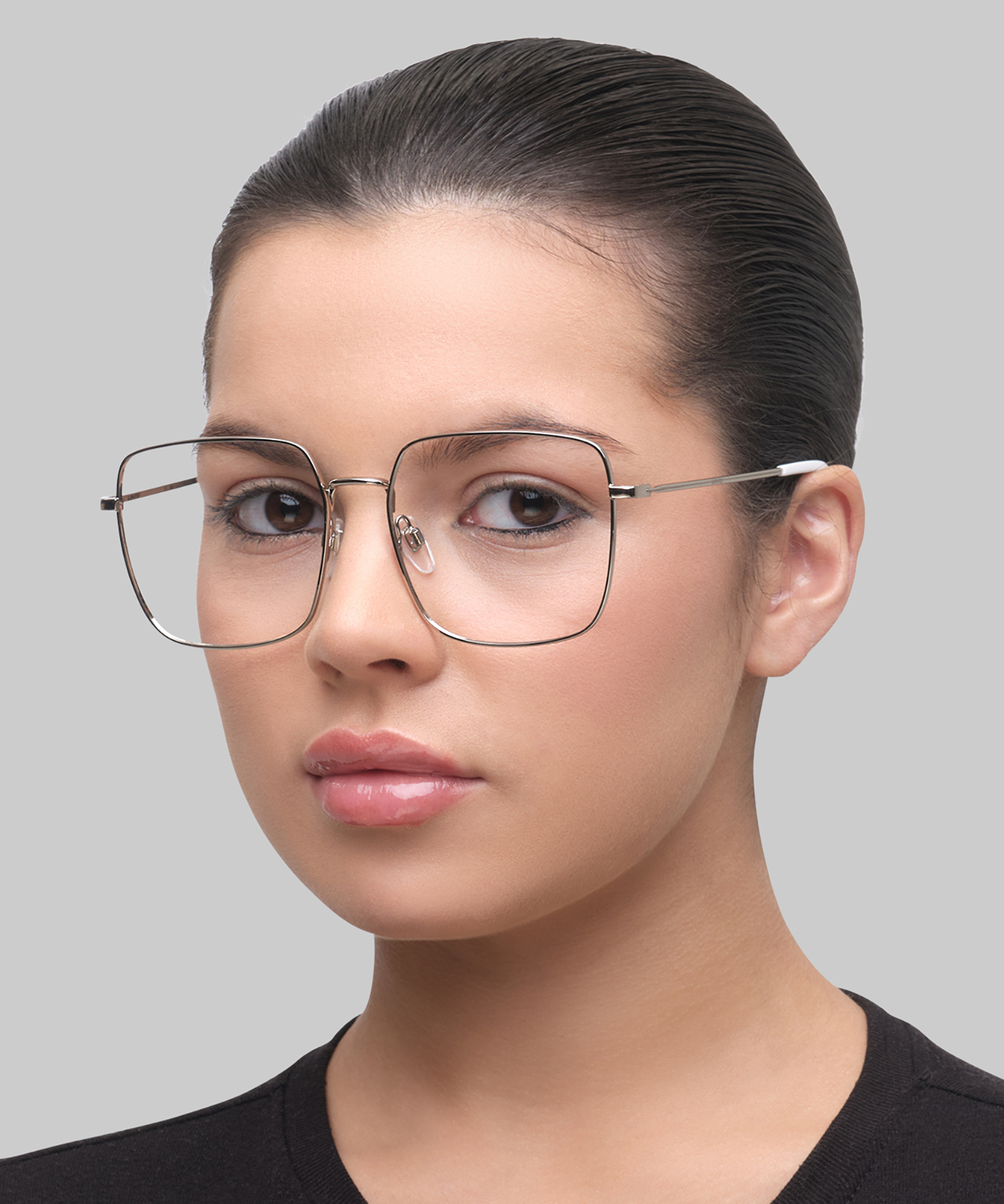 LV 1010 Silver MetalEyeglass Frames for Women for Glasses Direct