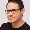 Drew Grey & Blue Havana PlasticEyeglass Frames for Men for Glasses Direct