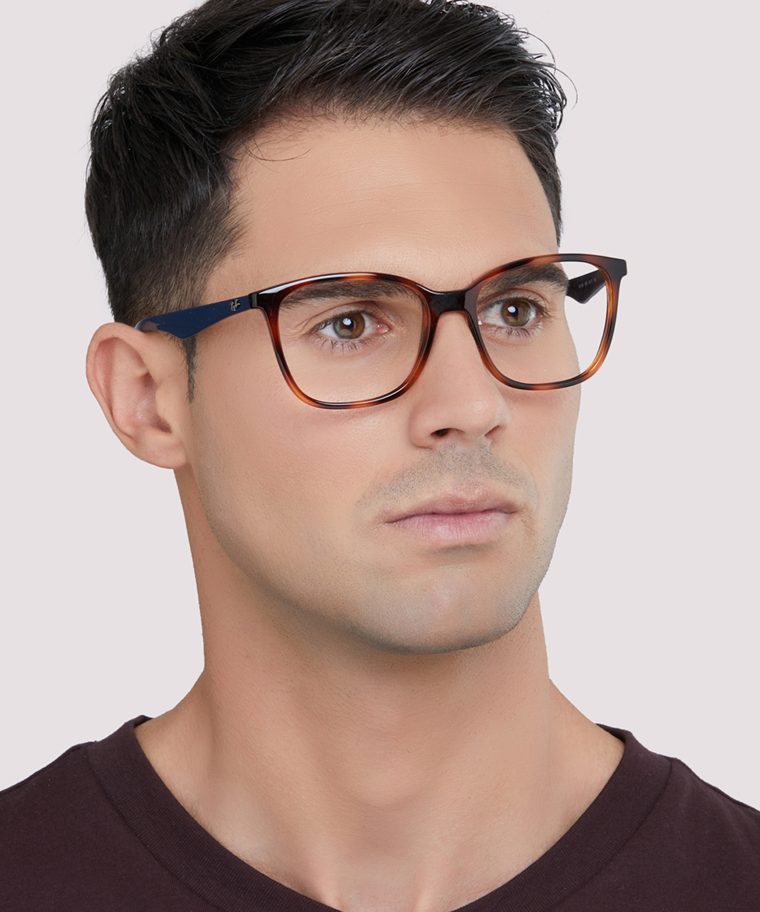 RB7066 Light Havana PlasticEyeglass Frames for Men for Glasses Direct