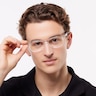 RB7047 Transparent PlasticEyeglass Frames for Men for Glasses Direct